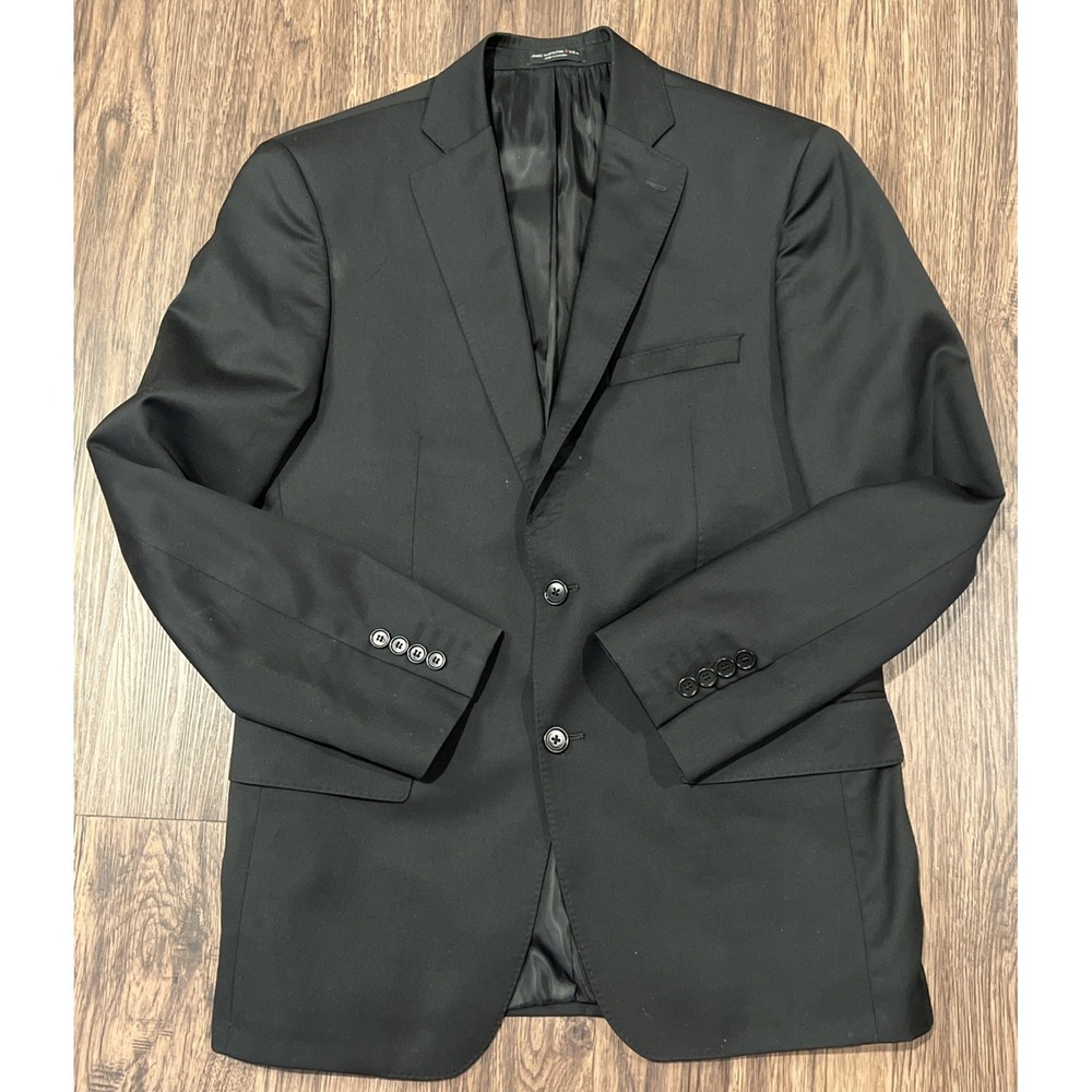 John Varvatos USA Luxe Blazer In Black Size 40R Designer Luxury